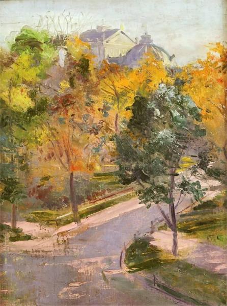 View Of The Civic Theatre by Stanislaw Wyspianski