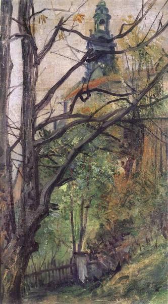View Of Wawel by Stanislaw Wyspianski