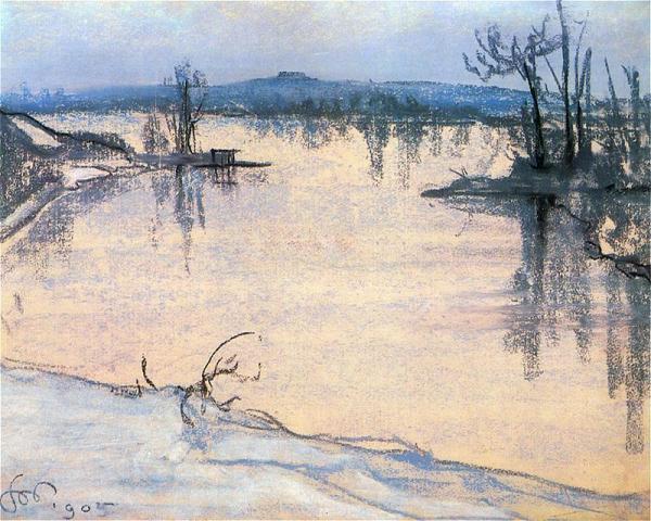 Vistula Near Cracow by Stanislaw Wyspianski