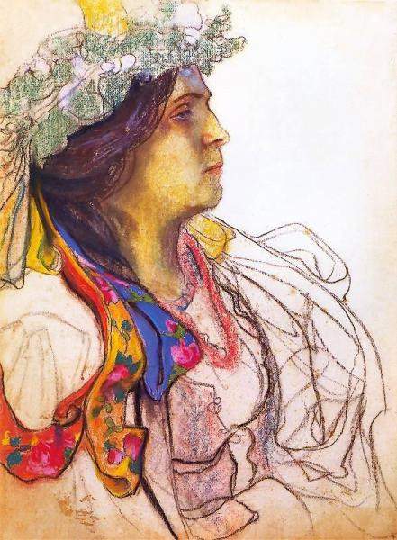 Wanda Siemaszkowa by Stanislaw Wyspianski