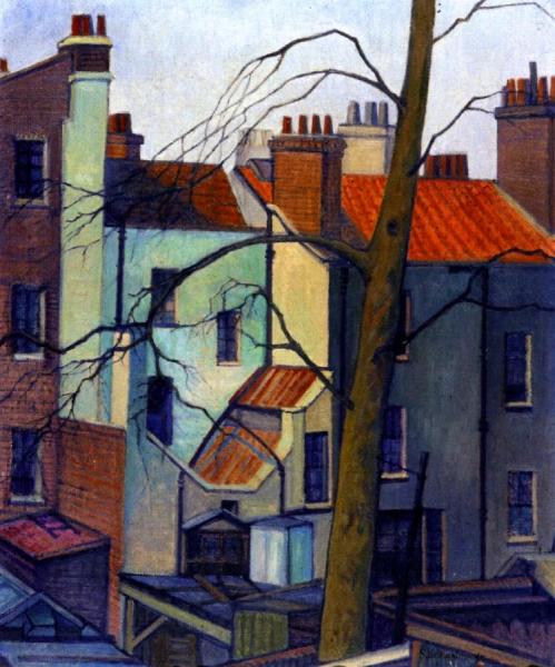 Backs Of Houses, Percy Street by Stanislawa Karlowska