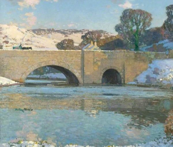 Calver Bridge, Derbyshire by Stanley Royle