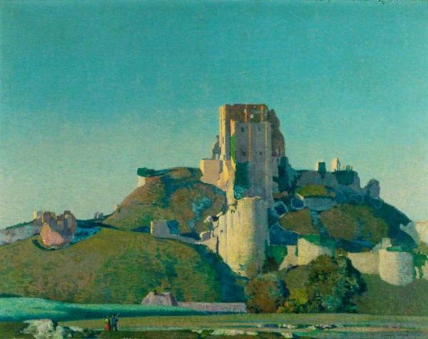 Evening Light, Corfe Castle by Stanley Royle Oil Painting Reproductions