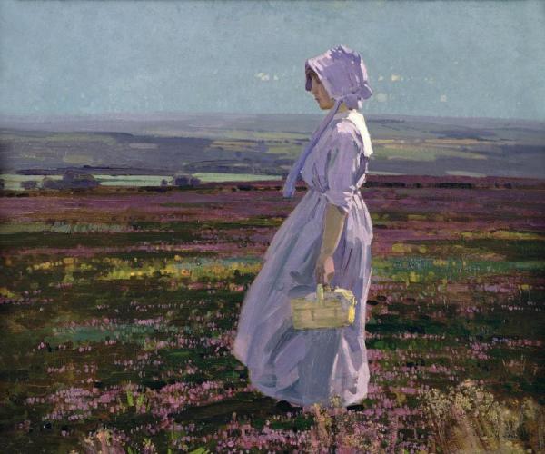 Morning On The Derbyshire Moors,1920 by Stanley Royle