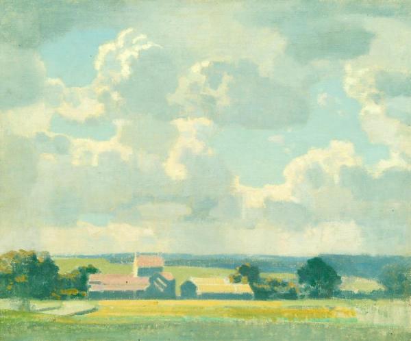 Nottinghamshire Landscape by Stanley Royle