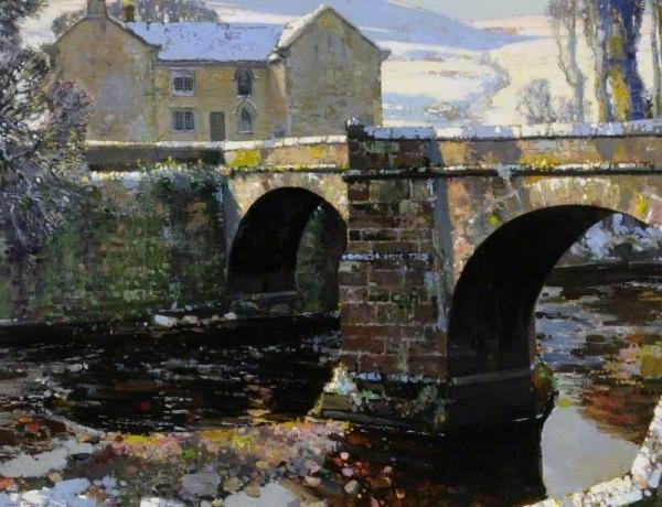 Packhorse Bridge, Derwent, Derbyshire by Stanley Royle