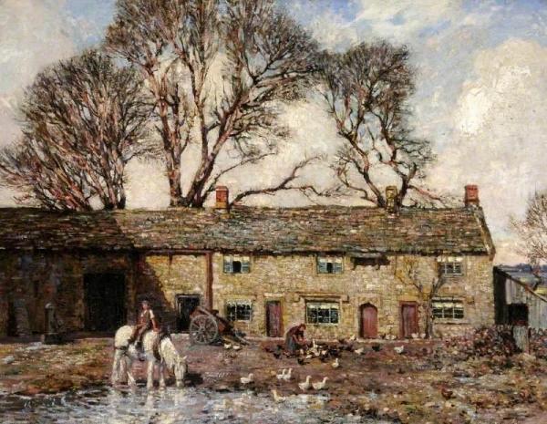 The Farmyard by Stanley Royle