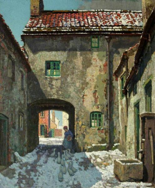 Winter; Tickhill Yorkshire by Stanley Royle