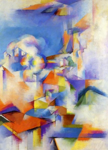 California Landscape by Stanton Macdonald-wright