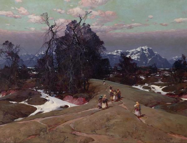 Mountainous Landscape by Stepan Kolesnikov