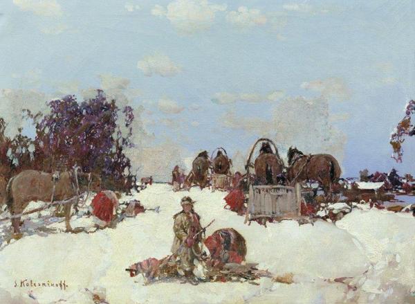 Russian Hunters by Stepan Kolesnikov