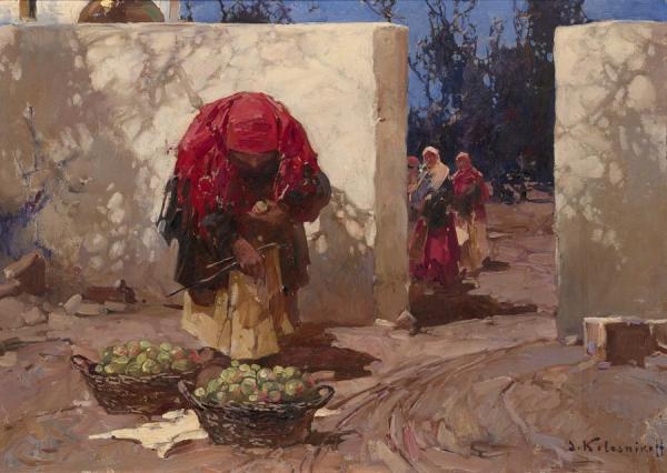The Apple Seller by Stepan Kolesnikov