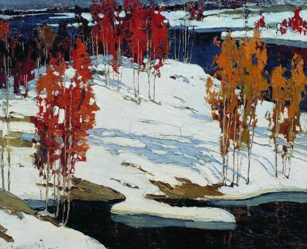 The First Snow by Stepan Kolesnikov