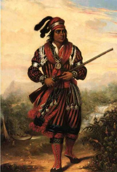 Portrait Of A Seminole Chief, North America by Stuart Westmacott