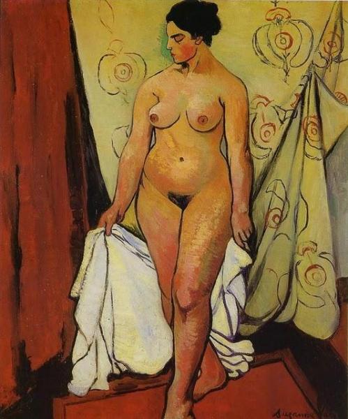 Suzanne Valadon Nude Woman With Drapery