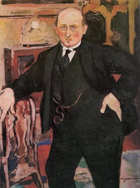 Portrait Of Monsieur Mori by Suzanne Valadon