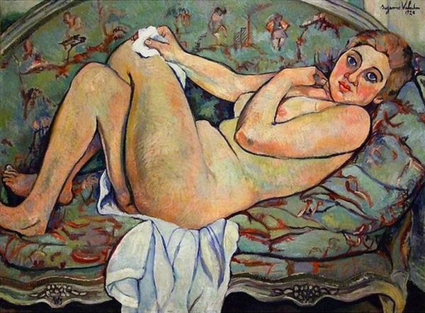 Reclining Nude by Suzanne Valadon