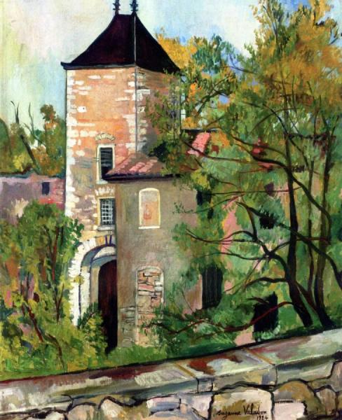 The Tower Of Chateau De Saint-bernard by Suzanne Valadon