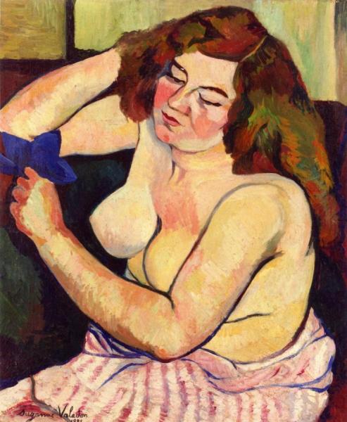 Suzanne Valadon Torso With Blue Ribbon