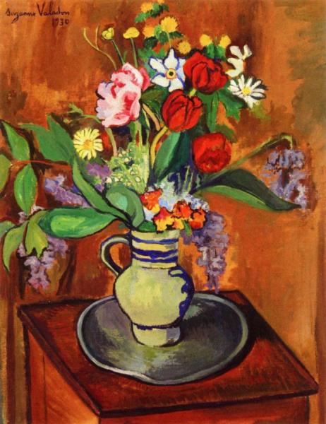 Vase Of Flowers by Suzanne Valadon