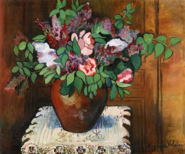 Vase Of Flowers by Suzanne Valadon