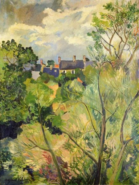 View From My Window In Genets (brittany) by Suzanne Valadon