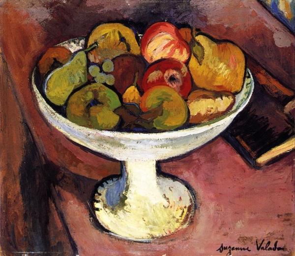 Suzanne Valadon White Fruit Bowl
