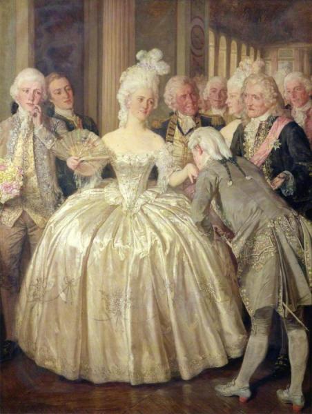 A Court Belle by Talbot Hughes