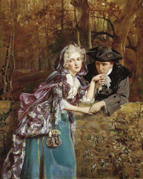 A Secret Assignation by Talbot Hughes
