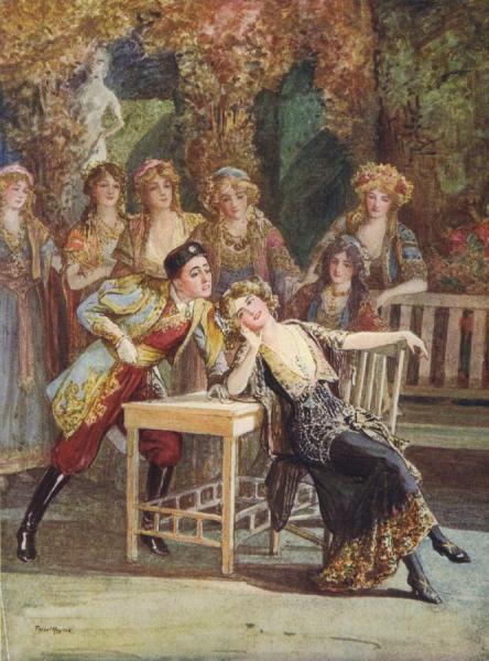 Danilo And Sonia by Talbot Hughes