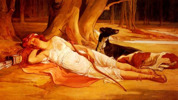 Diana by Talbot Hughes