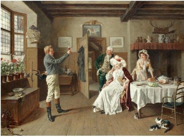 The Toast by Talbot Hughes
