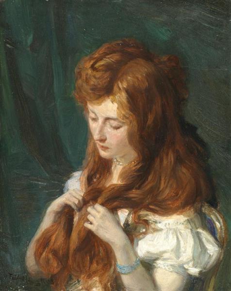 The Toilet by Talbot Hughes