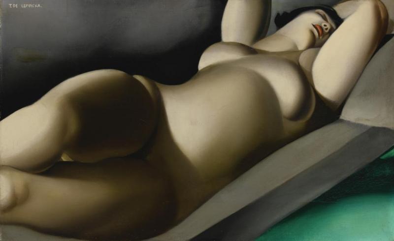 La Belle RafaËla En Vert by Tamara De Lempicka