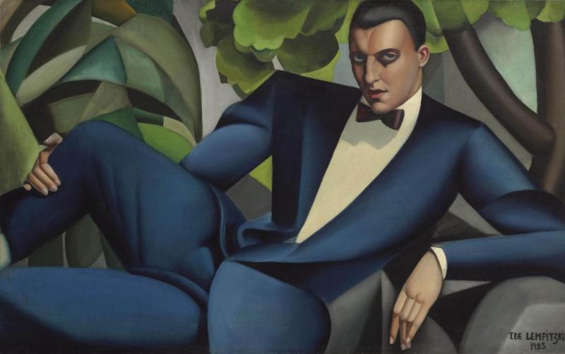 Portrait Of Marquis D'afflito, 1925 by Tamara De Lempicka
