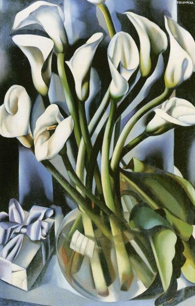 Calla Lillies by Tamara De Lempicka