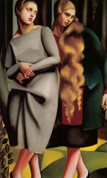 Irene And Her Sister by Tamara De Lempicka