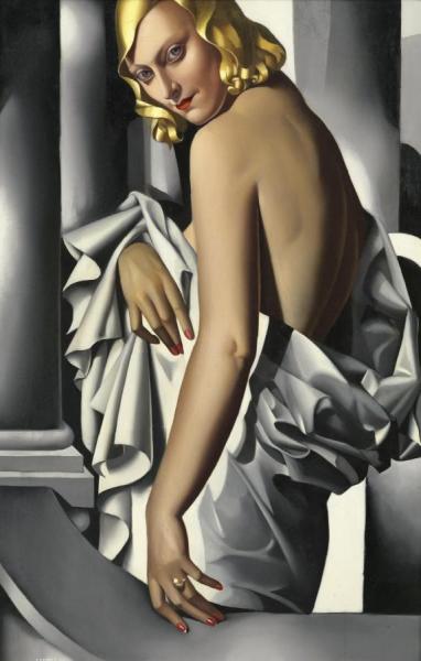 Portrait Of Marjorie Ferry by Tamara De Lempicka