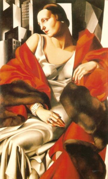 Portrait Of Mrs Boucard by Tamara De Lempicka