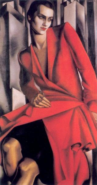 Portrait Of Mrs Bush by Tamara De Lempicka