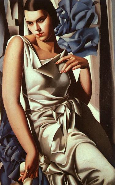 Portrait Of Mrs M by Tamara De Lempicka
