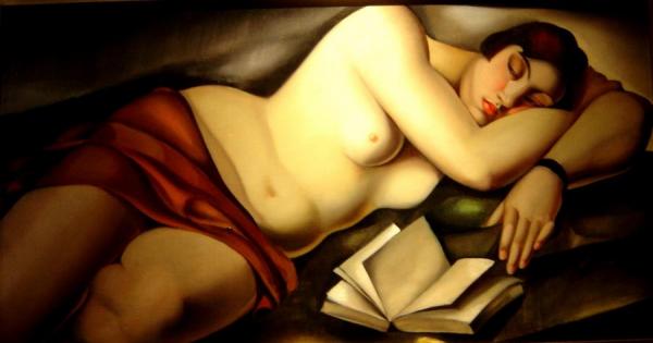 Reclining Nude by Tamara De Lempicka