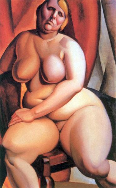 Seated Nude by Tamara De Lempicka