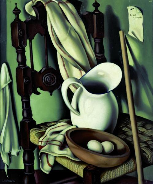 Still Life With Eggs by Tamara De Lempicka