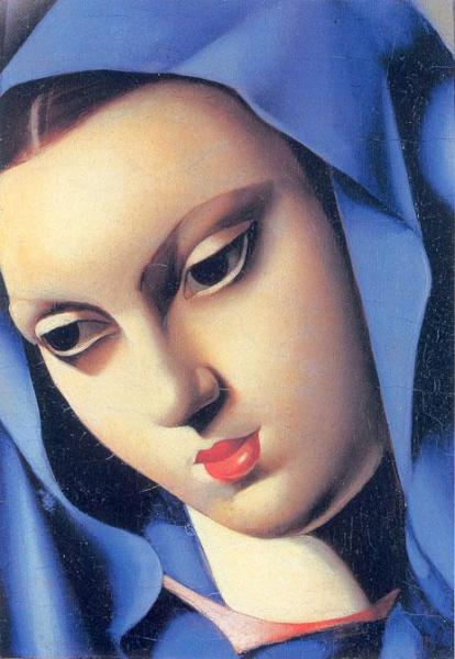 The Blue Virgin by Tamara De Lempicka