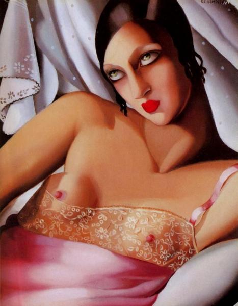 Tamara De Lempicka The Pink Shirt