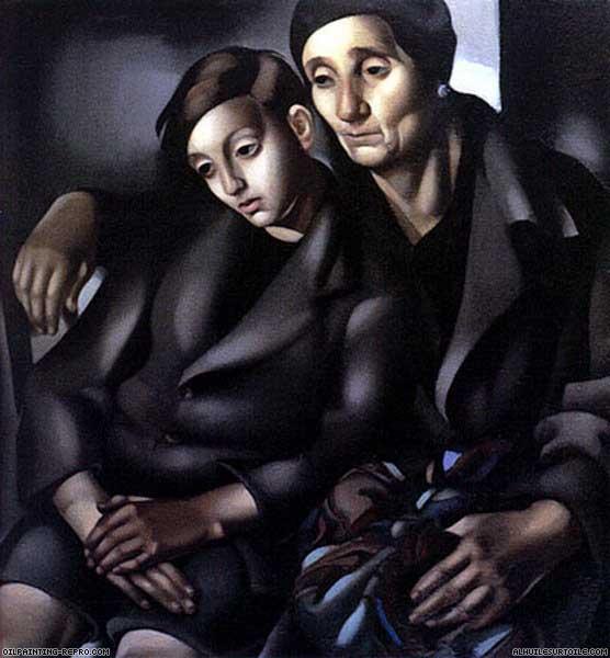 The Refugees by Tamara De Lempicka