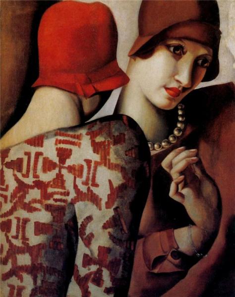 Two Friends by Tamara De Lempicka