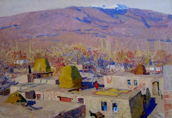 Armenian Village by Tatiana Yablonskaya Oil Painting Reproductions