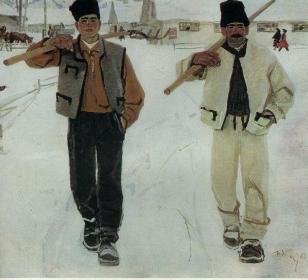 Father And Son by Tatiana Yablonskaya